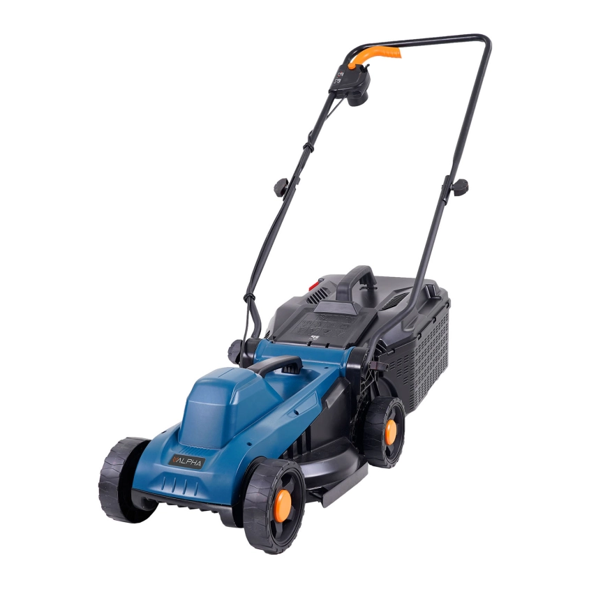 Masina de tuns gazon, ALPHA LAWN, electrica 1200W, 3400RPM, latime 32cm, cos 30L